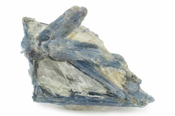 Vibrant Blue Kyanite Crystals In Quartz - Brazil #243593